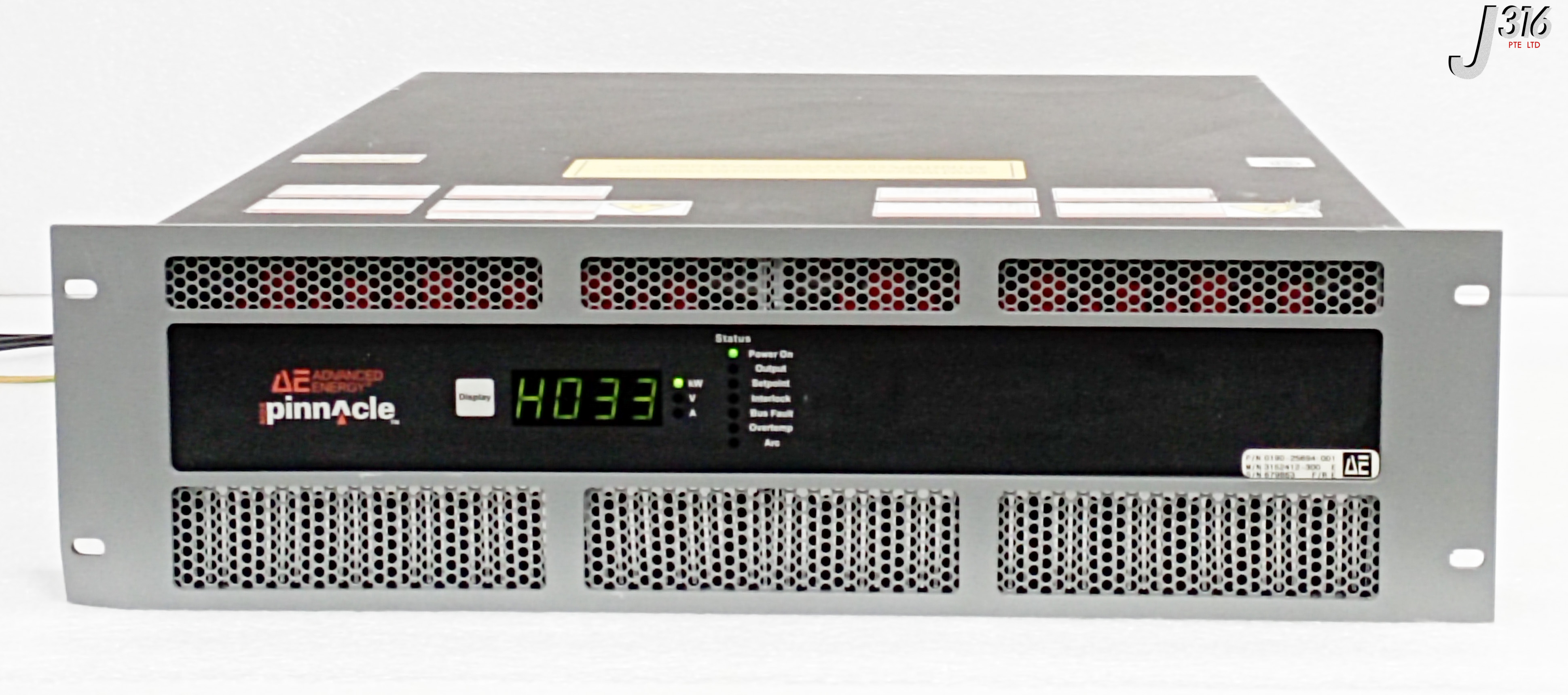 HD 33216 ADVANCED ENERGY DC PS, MDX PINNACLE, 20KW, AMAT 0190-25694